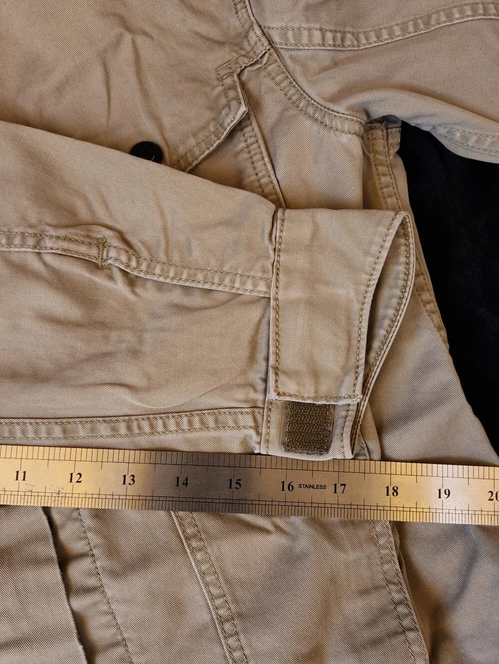 Levis Khaki Commuter Trucker Jacket Medium - Picture 5 of 12